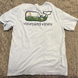 Light blue vineyard vines lacrosse tshirt